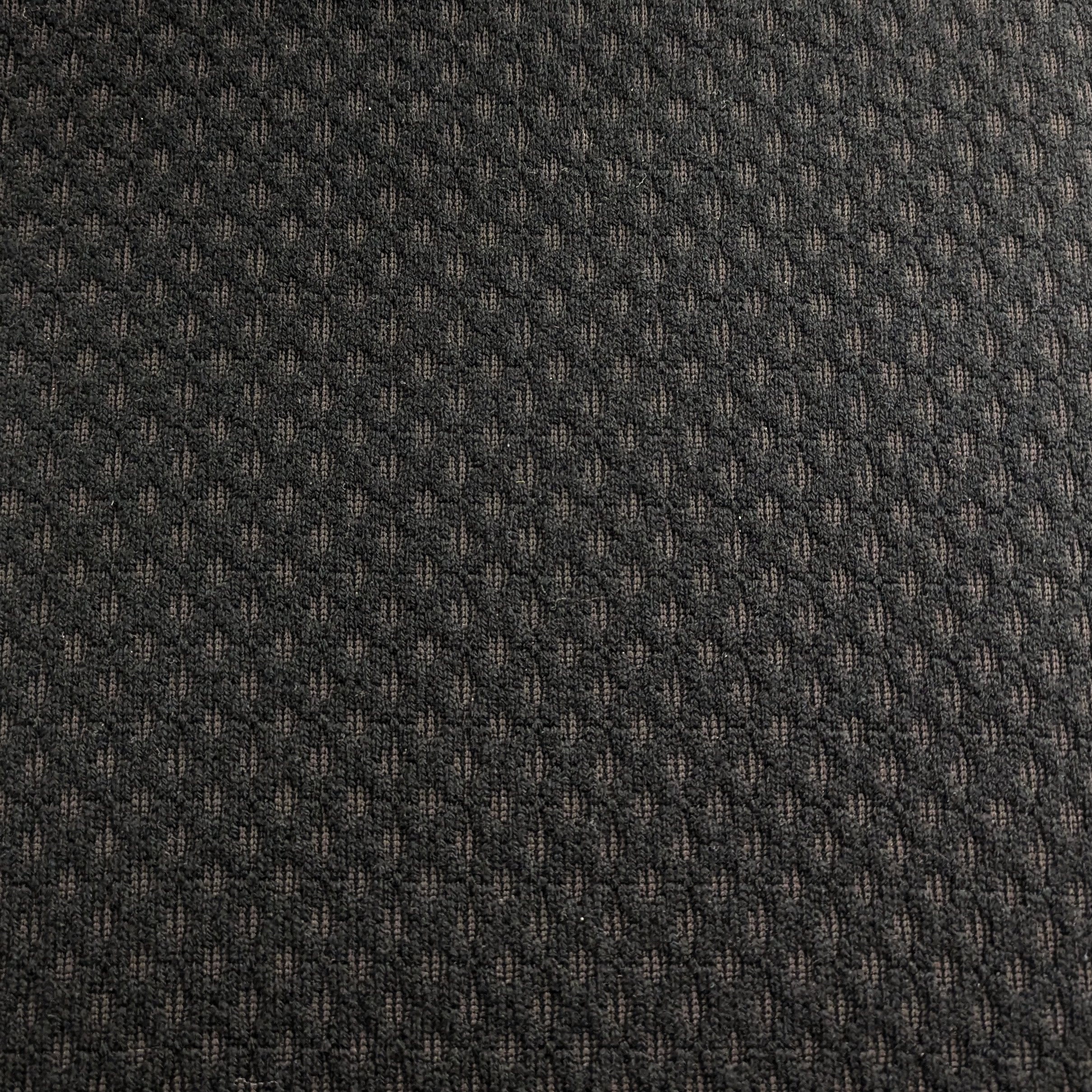 Black 'Boing' Knit Fabric