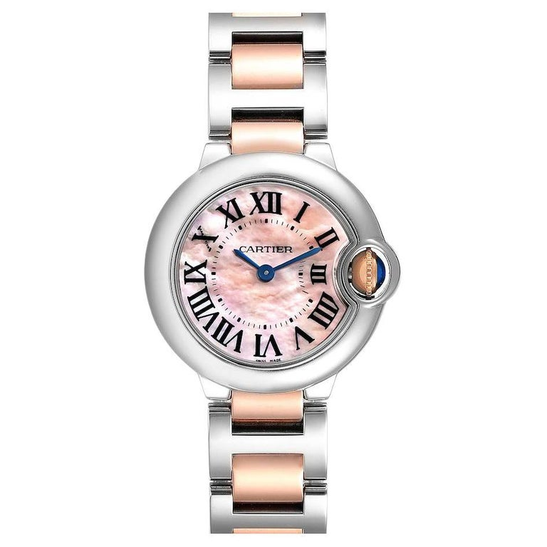 BALLON BLEU Pink Mother of Pearl Dial 28mm