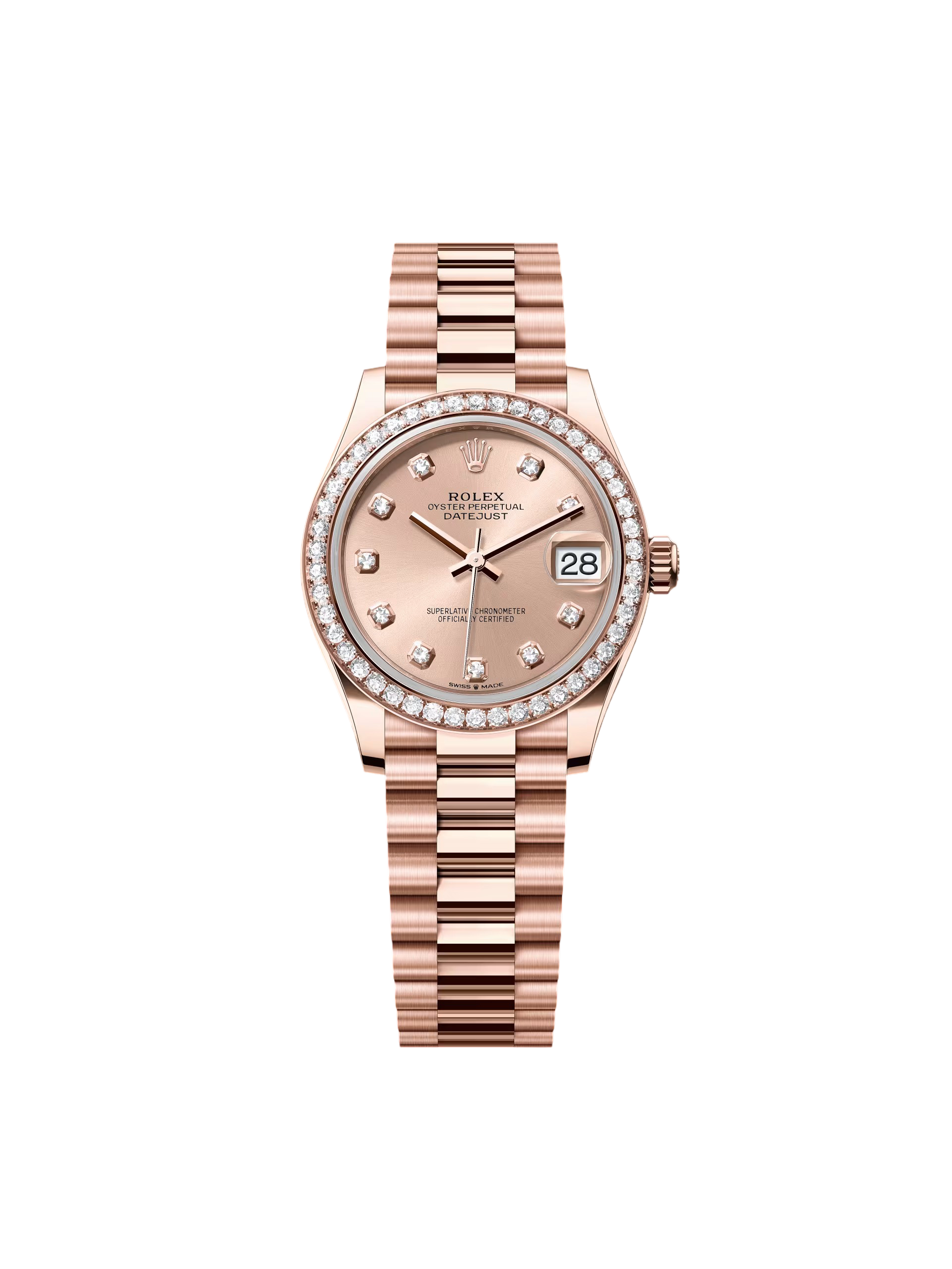 【Super Clone】ROLEX Datejust m278285RBR-0025 Rosé Dial 31mm