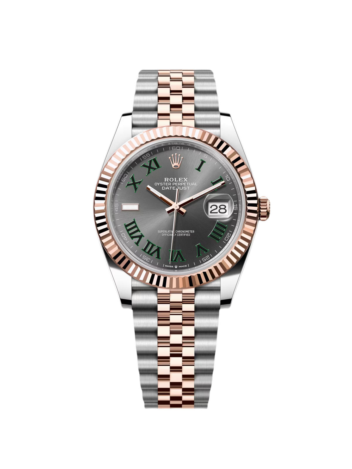【Super Clone】ROLEX Datejust 41mm 126331 Oyster Band Steel and Everose Gold Men’s Watch