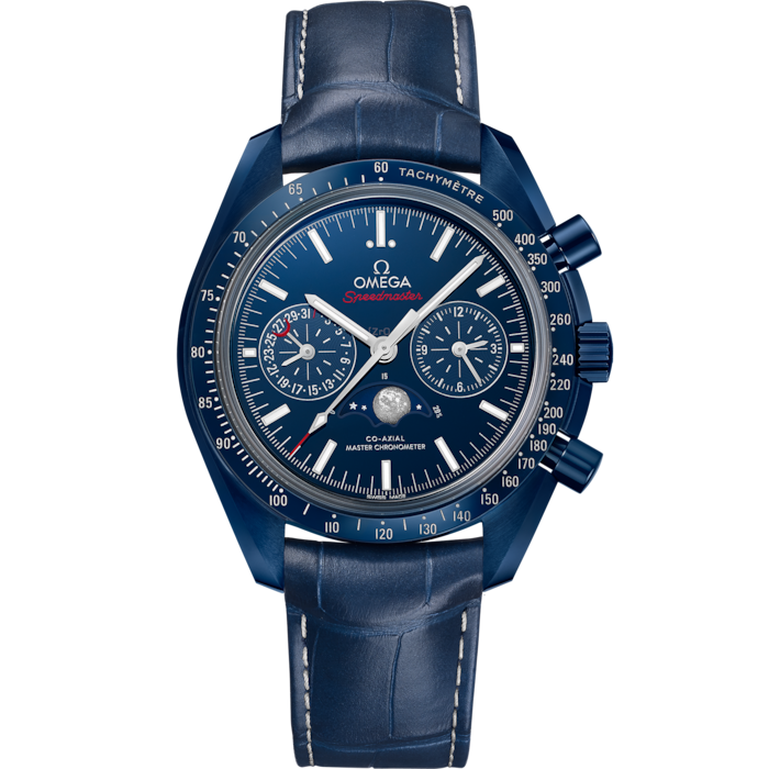 Speedmaster MoonPhase 44.25 mm blue watch