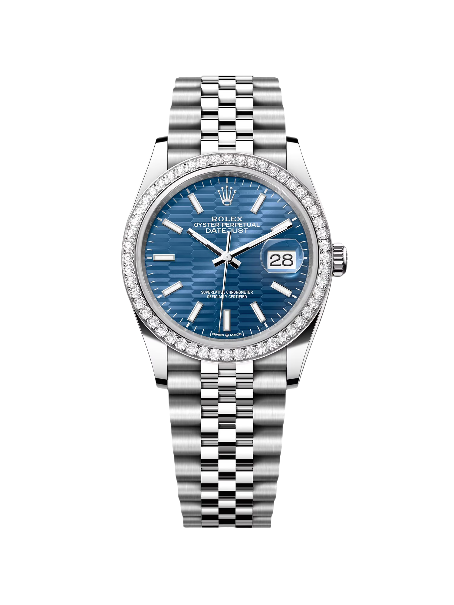 【Super Clone】ROLEX  Datejust 36mm 126284 Blue Dial Jubilee Bracelet