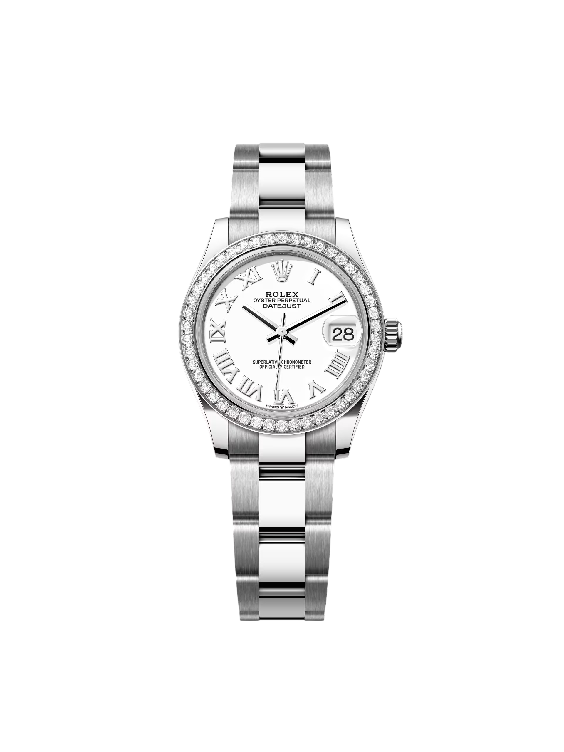 【Super Clone】ROLEX Datejust m278384RBR-0013/0014 White 31mm Dial Oyster Watch