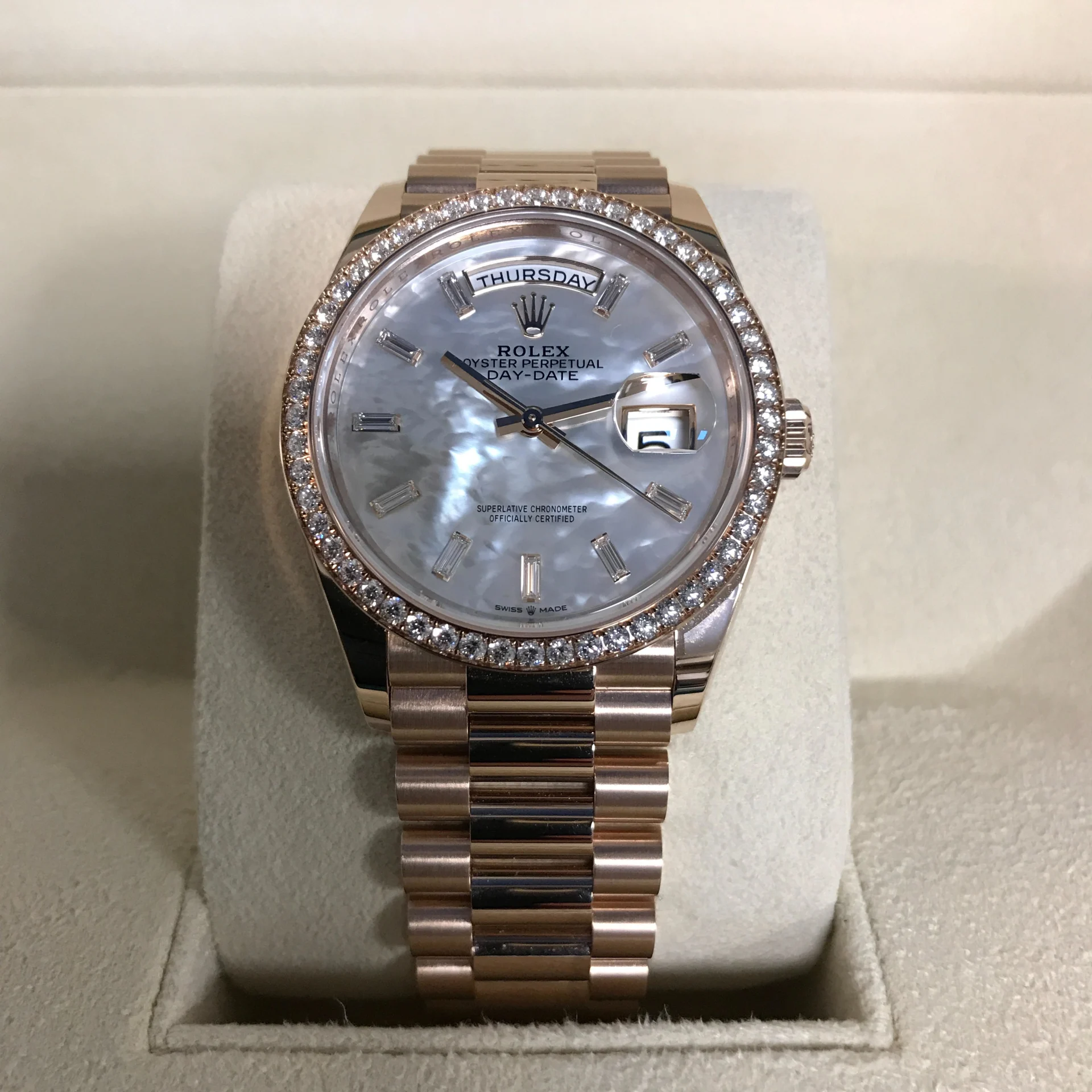 【Super Clone】ROLEX  Day-Date M128345RBR-0077 36mm