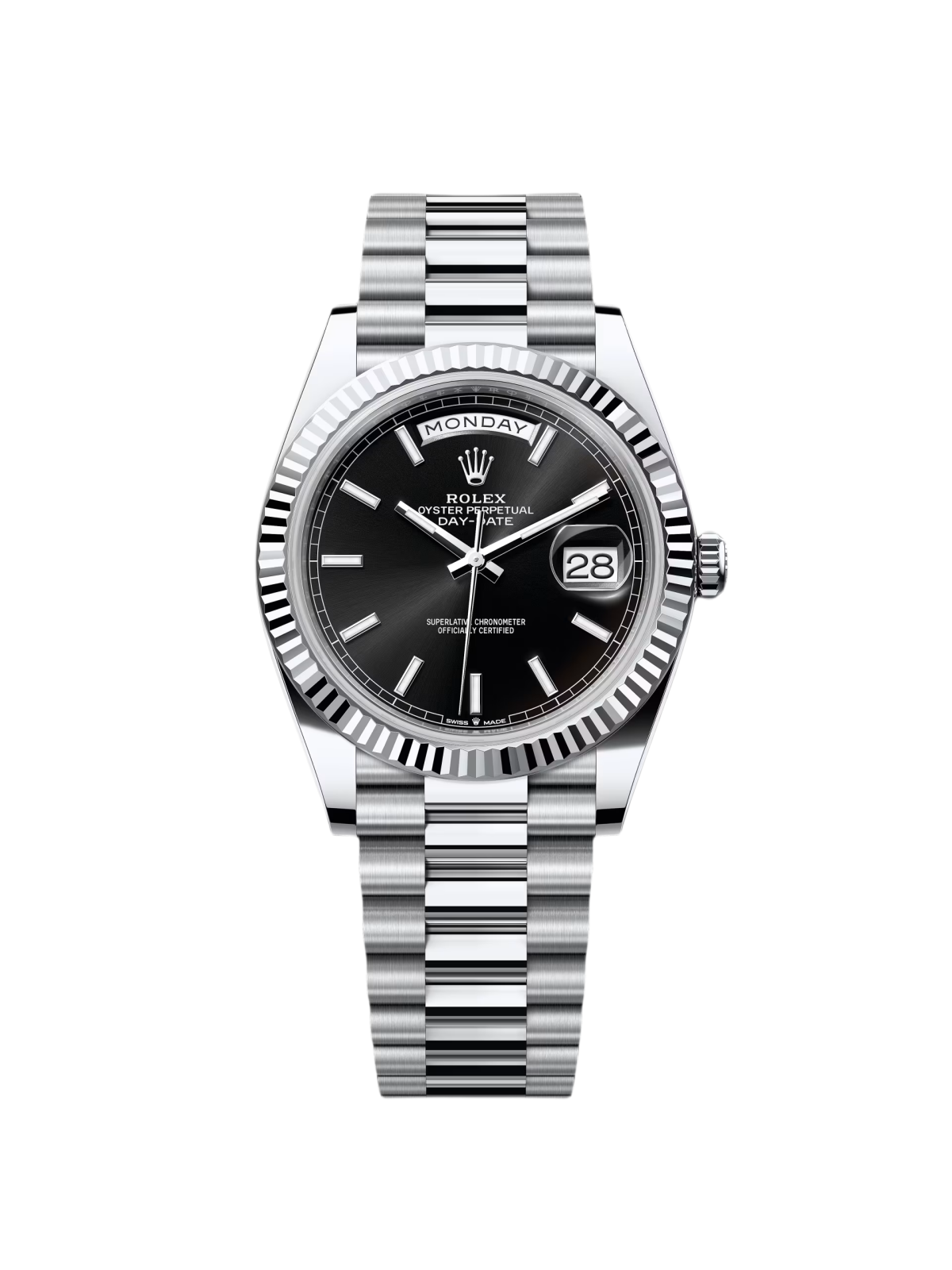 【Super Clone】ROLEX  Day-Date 40mm 228236-0003 Black Dial