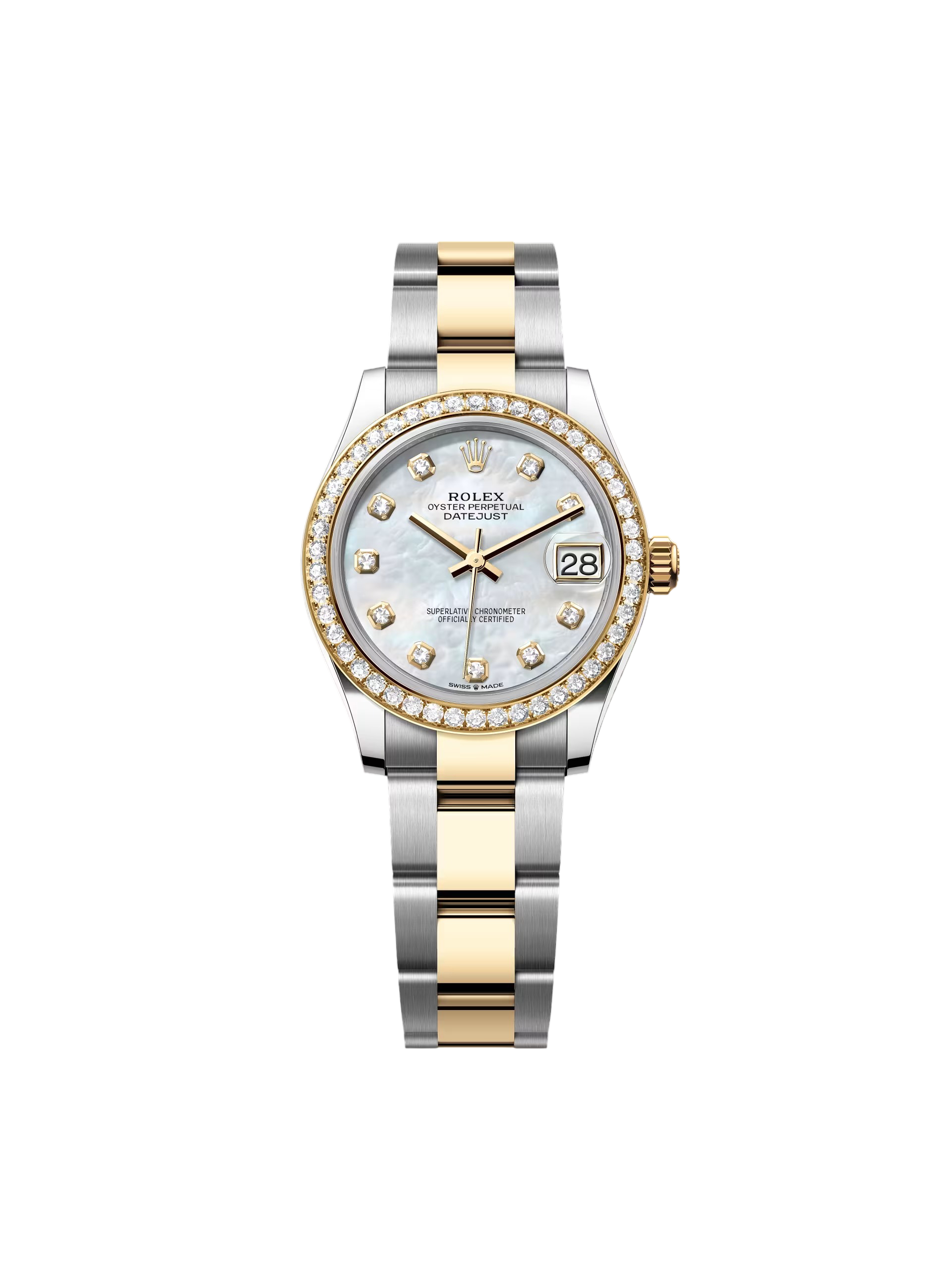 【Super Clone】ROLEX Datejust m278383-0027/0028 31mm Mother of Pearl Dial Oyster Bracelet