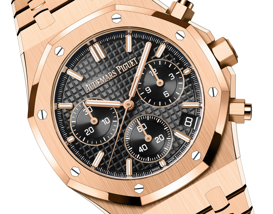 ROYAL OAK Pink Gold Black Dial CHRONOGRAPH 41mm