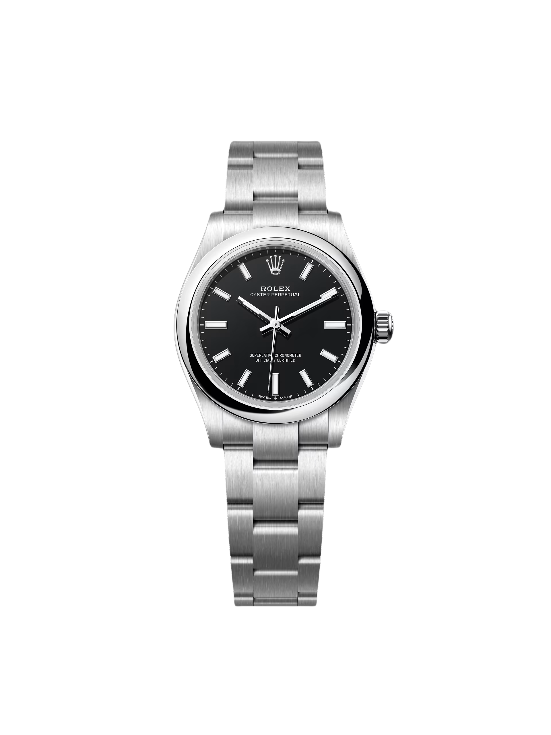 【Super Clone】ROLEX Oyster Perpetual 31mm 277200-0016 Black Dial Oyster Bracelet Watch