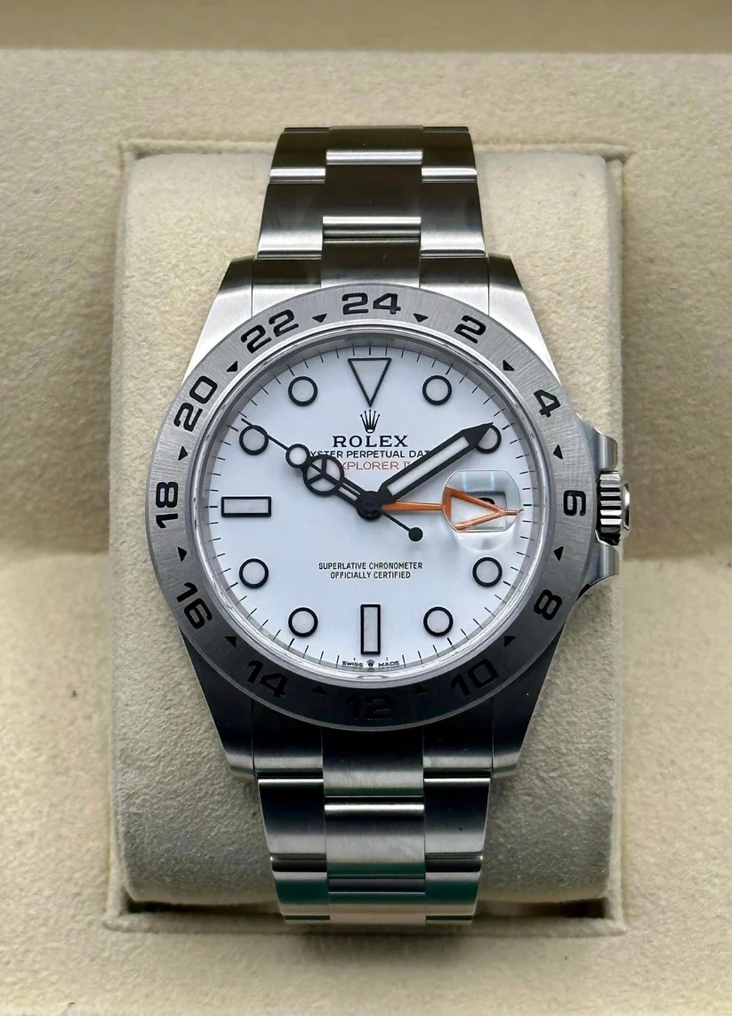 【Super Clone】ROLEX Explorer II 226570 42mm White Dial Men’s Watch