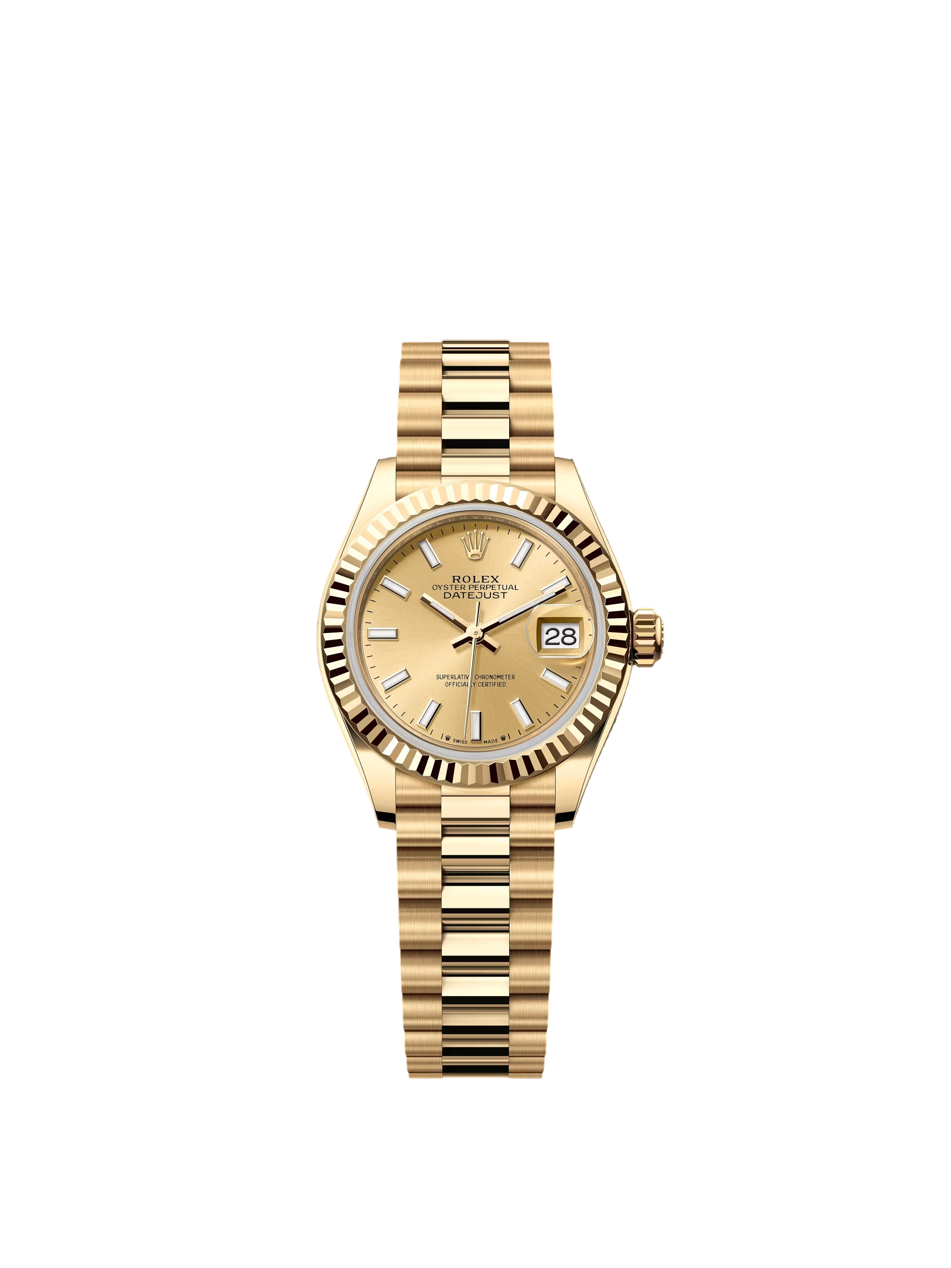 【Super Clone】ROLEX Lady-Datejust 28mm 279178 Champagne Dial