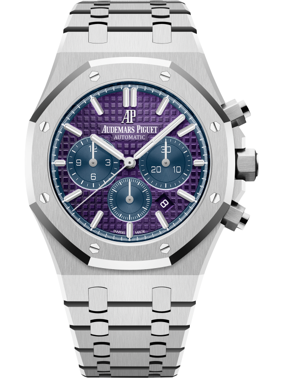 ROYAL OAK Plum purple dial CHRONOGRAPH 41mm