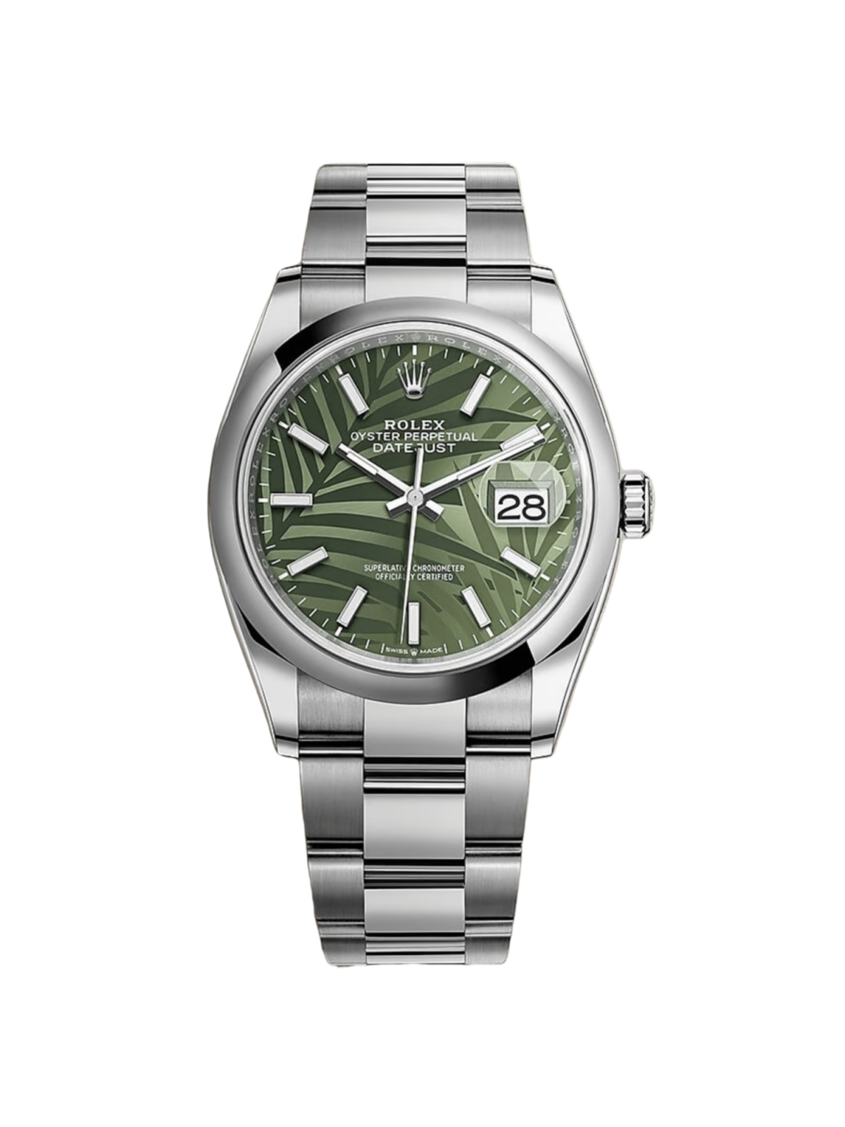 【Super Clone】ROLEX  Datejust 36mm 126200 Green Dial Watch