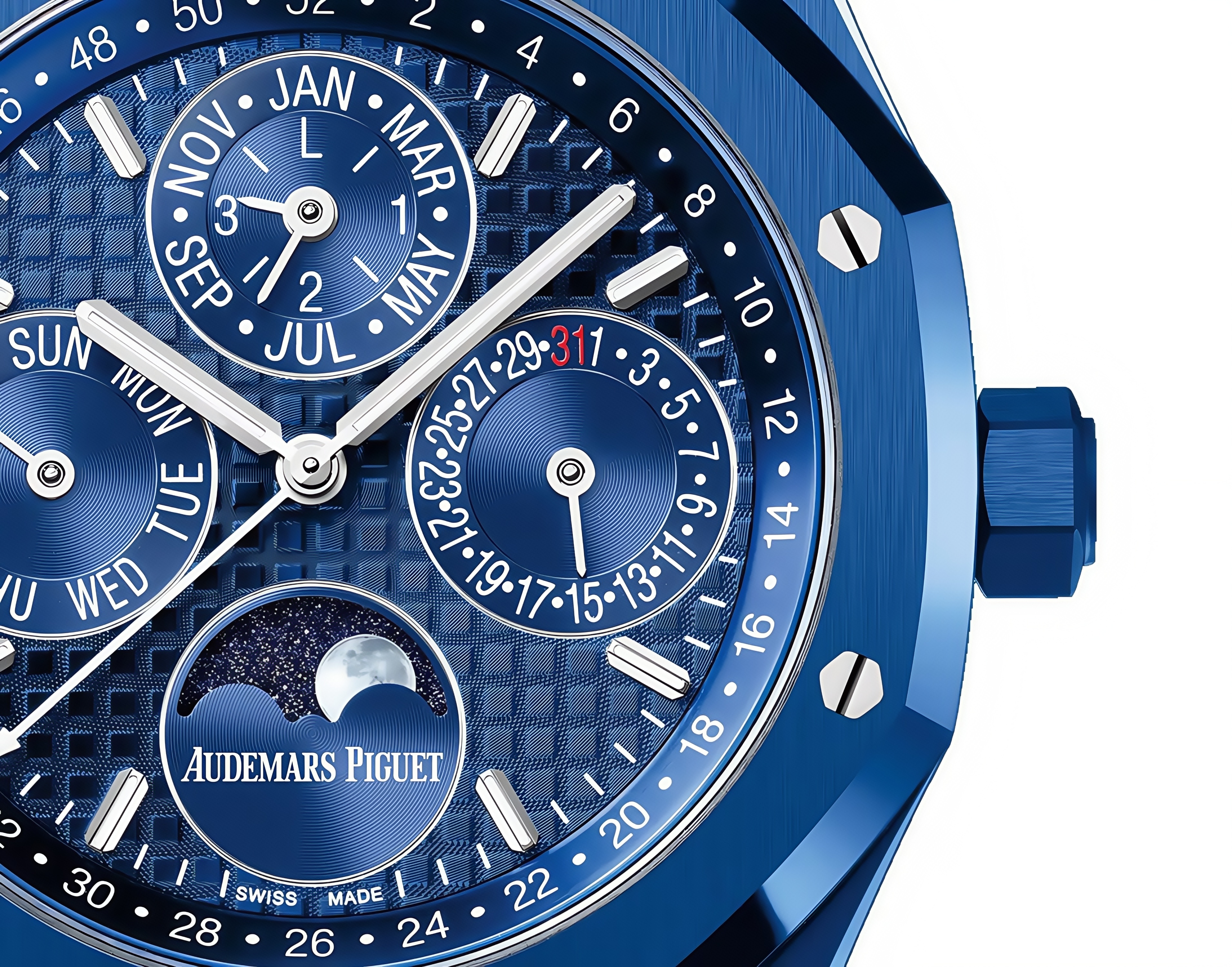 Royal Oak Perpetual Calendar Blue ceramic