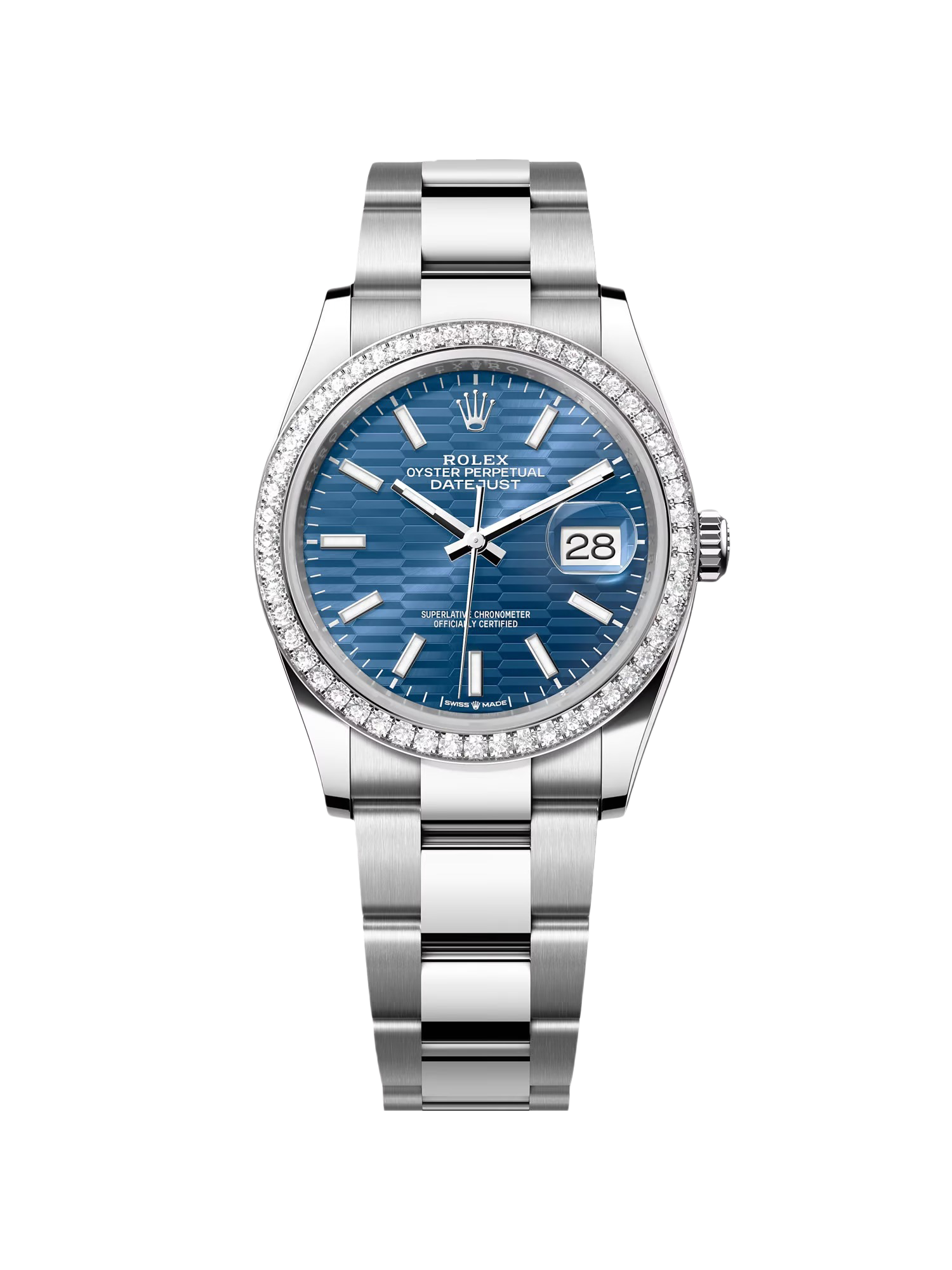 【Super Clone】ROLEX  Datejust 36mm 126284 Blue Dial Jubilee Bracelet