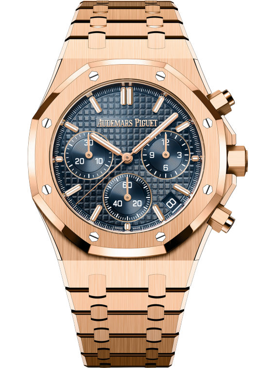 ROYAL OAK Pink Gold “Bleu nuit nuage 50” Dial CHRONOGRAPH 41mm