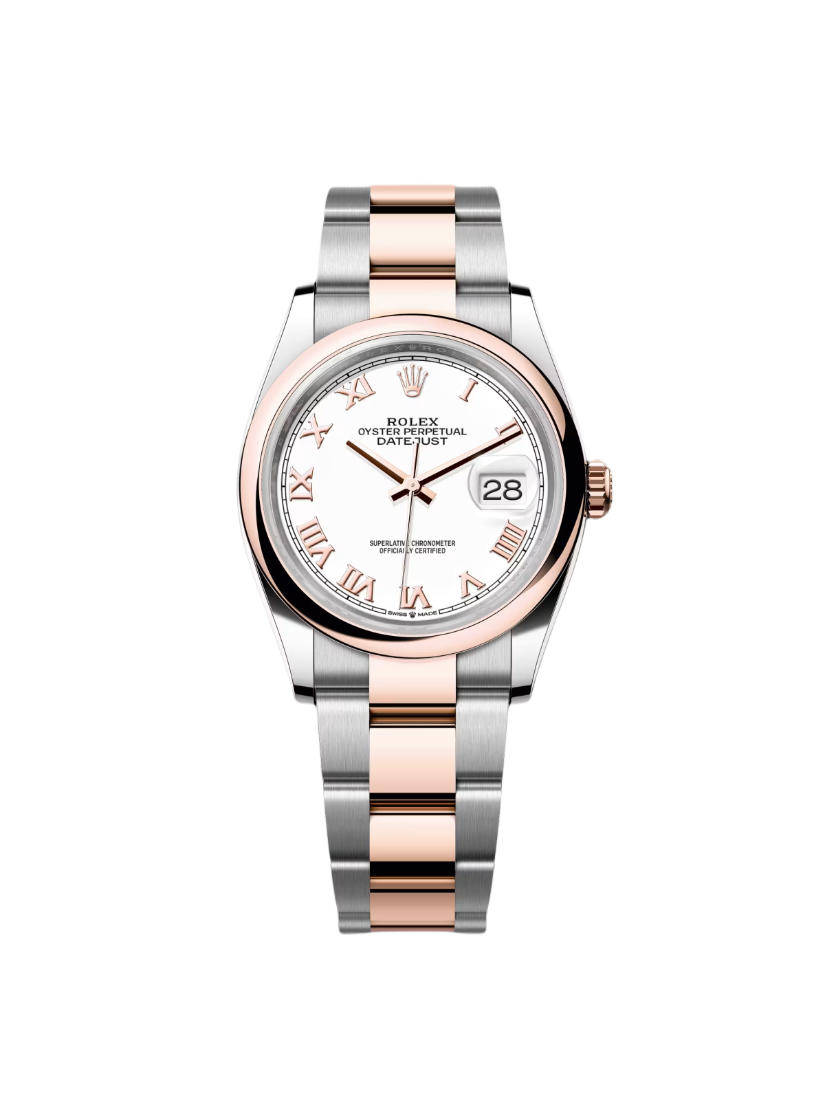 【Super Clone】ROLEX  Datejust 36mm 126201 White Dial Oyster Bracelet Watch