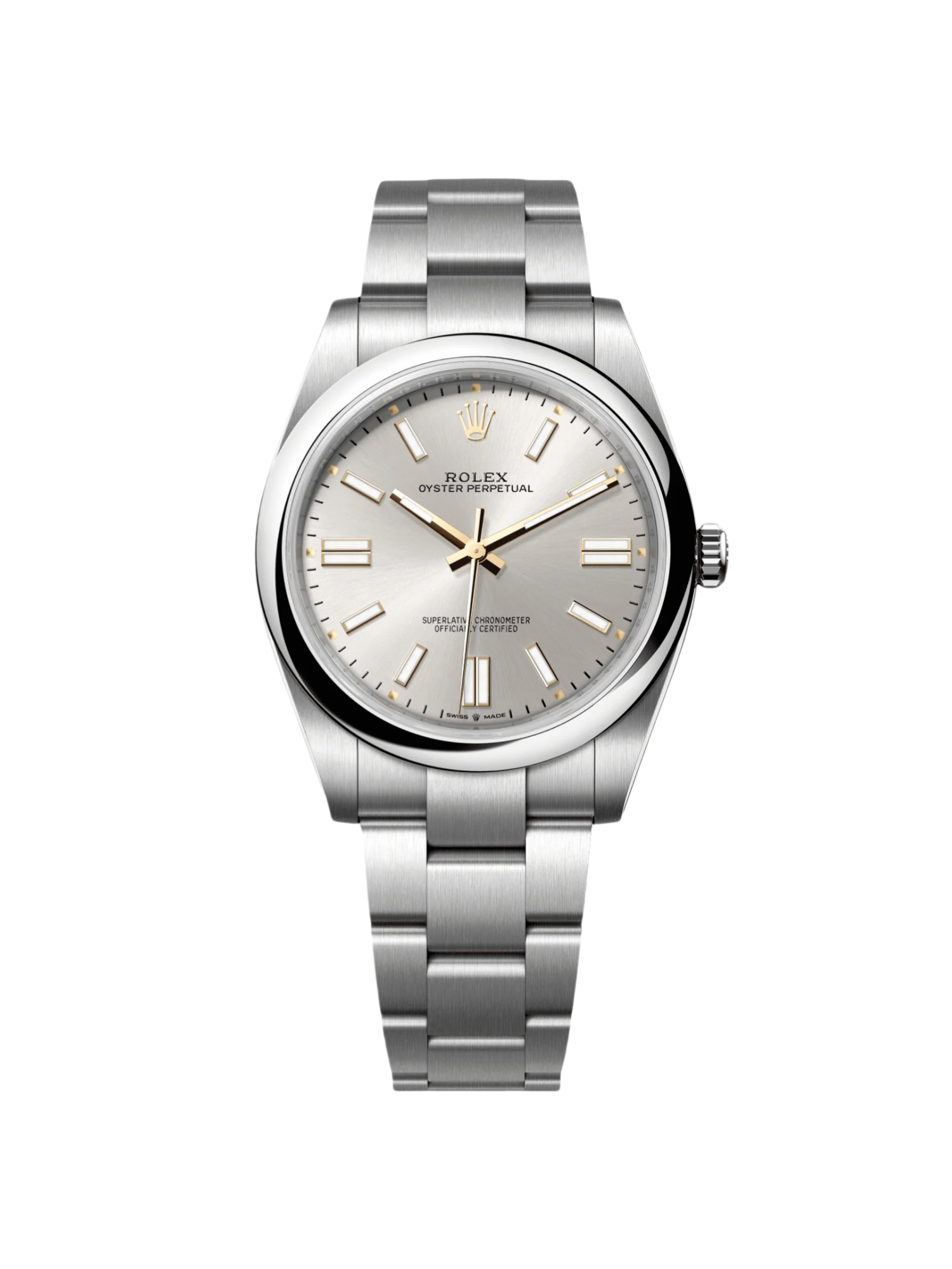 【Super Clone】ROLEX  Oyster Perpetual 41mm 124300-0001 Stainless Steel Silver Index Dial Watch