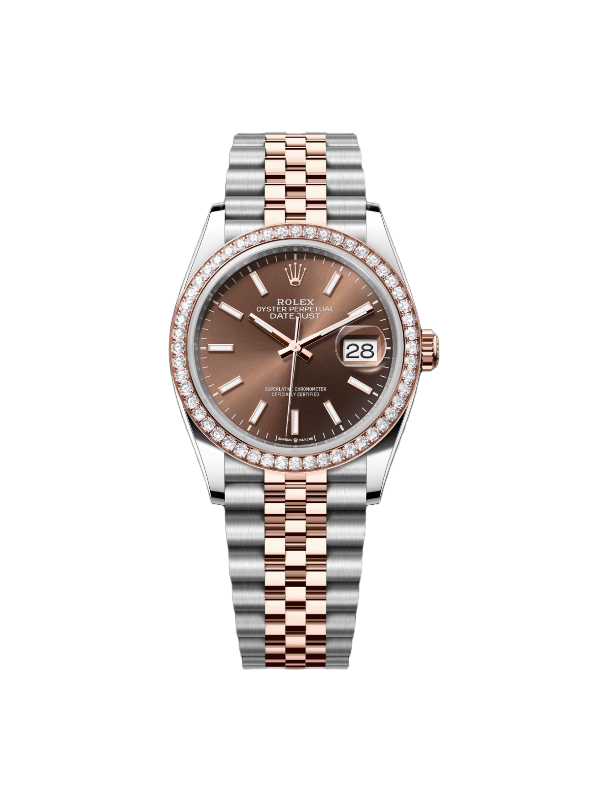 【Super Clone】ROLEX  Datejust 36mm 126281 Chocolate Dial Oyster Bracelet
