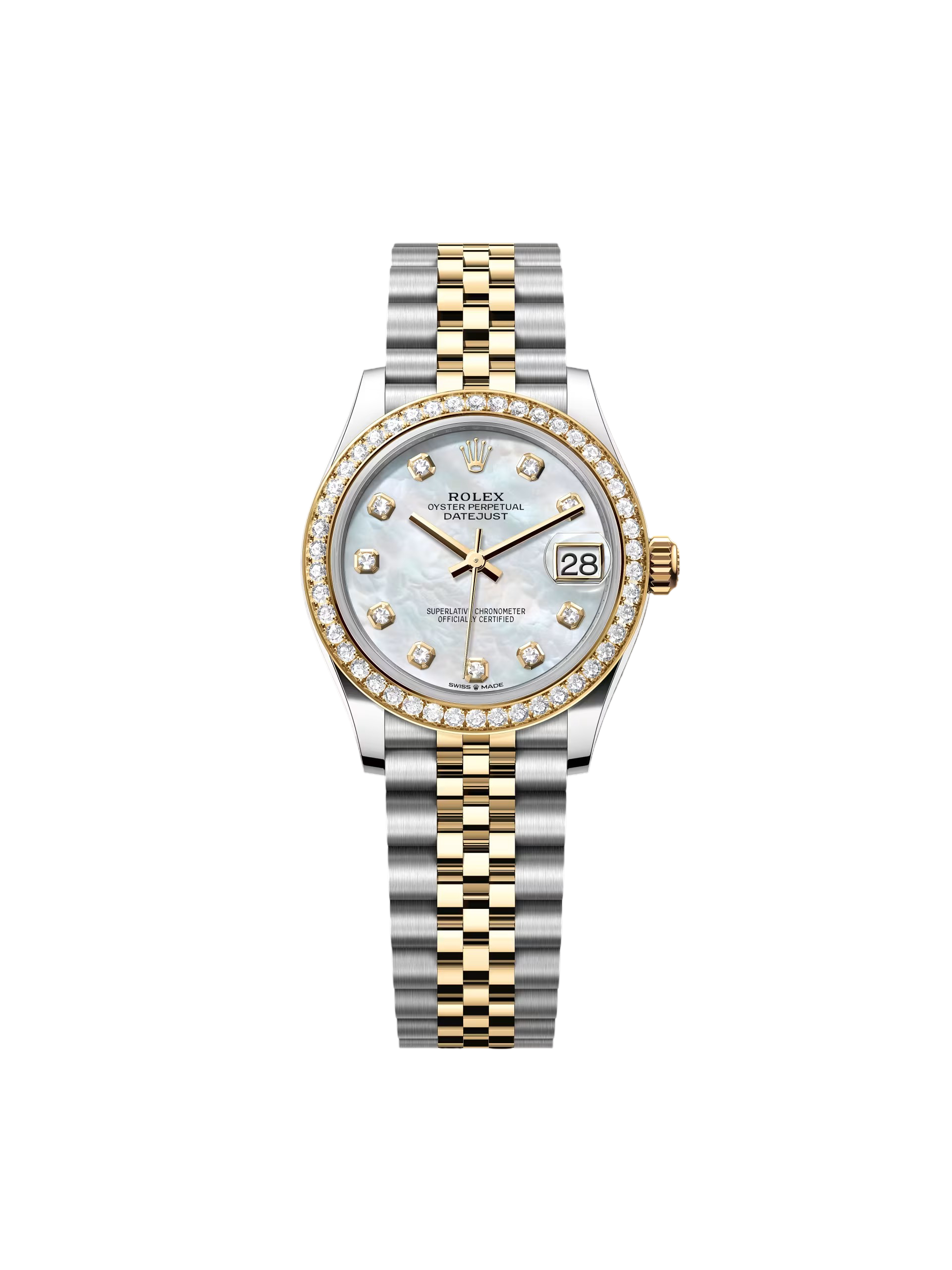 【Super Clone】ROLEX Datejust m278383-0027/0028 31mm Mother of Pearl Dial Oyster Bracelet