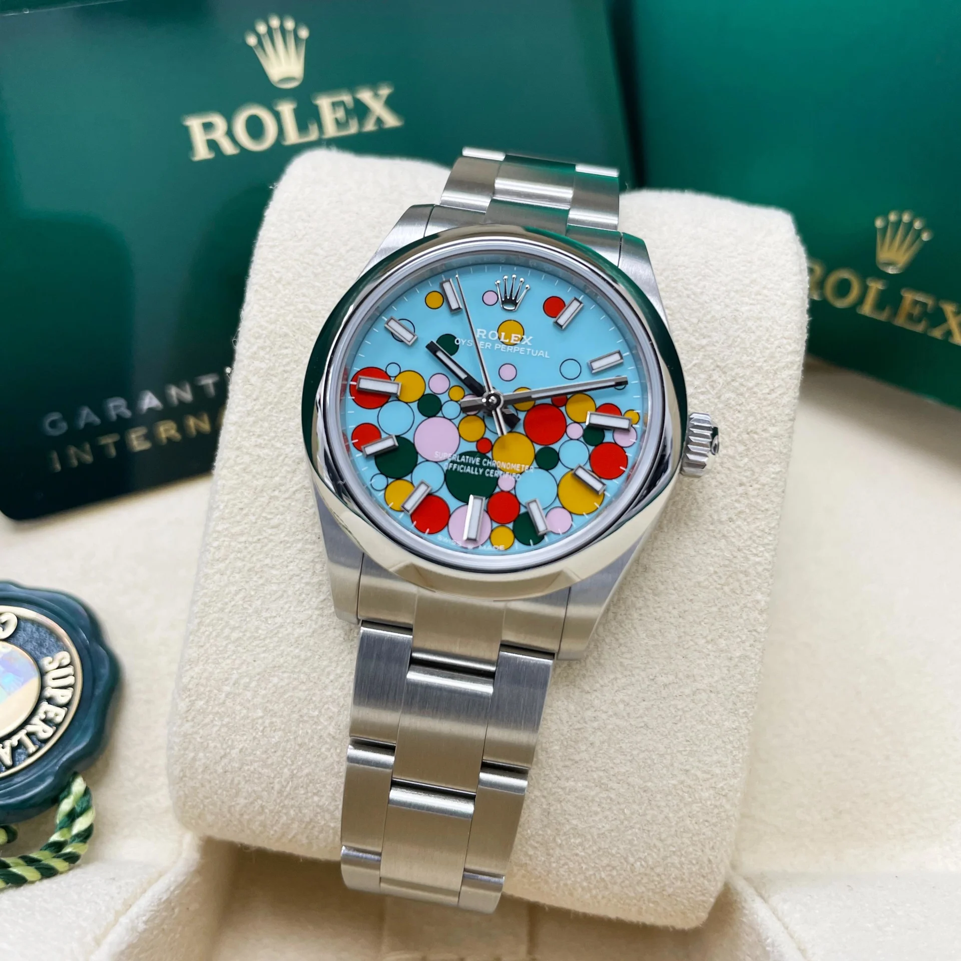 【Super Clone】ROLEX Oyster Perpetual 31mm 277200-0010 Celebration Dial Oyster Bracelet Watch