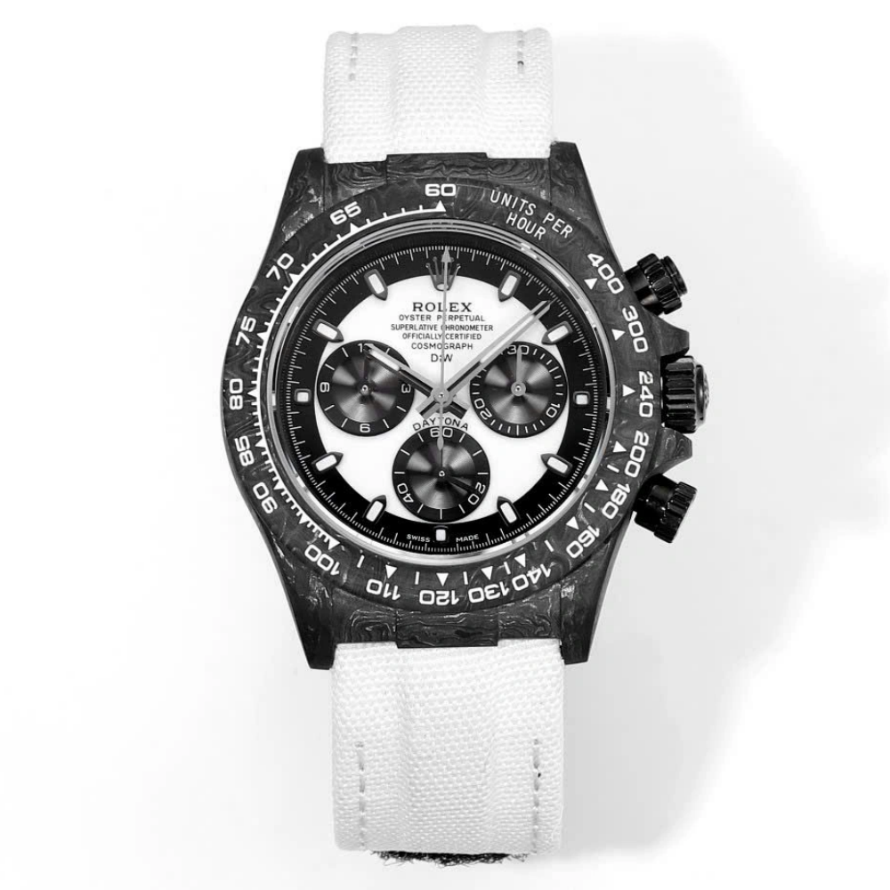 Rolex Cosmograph Daytona DIW Cream Carbon 40mm Replica 1:1 – Top Quality Version