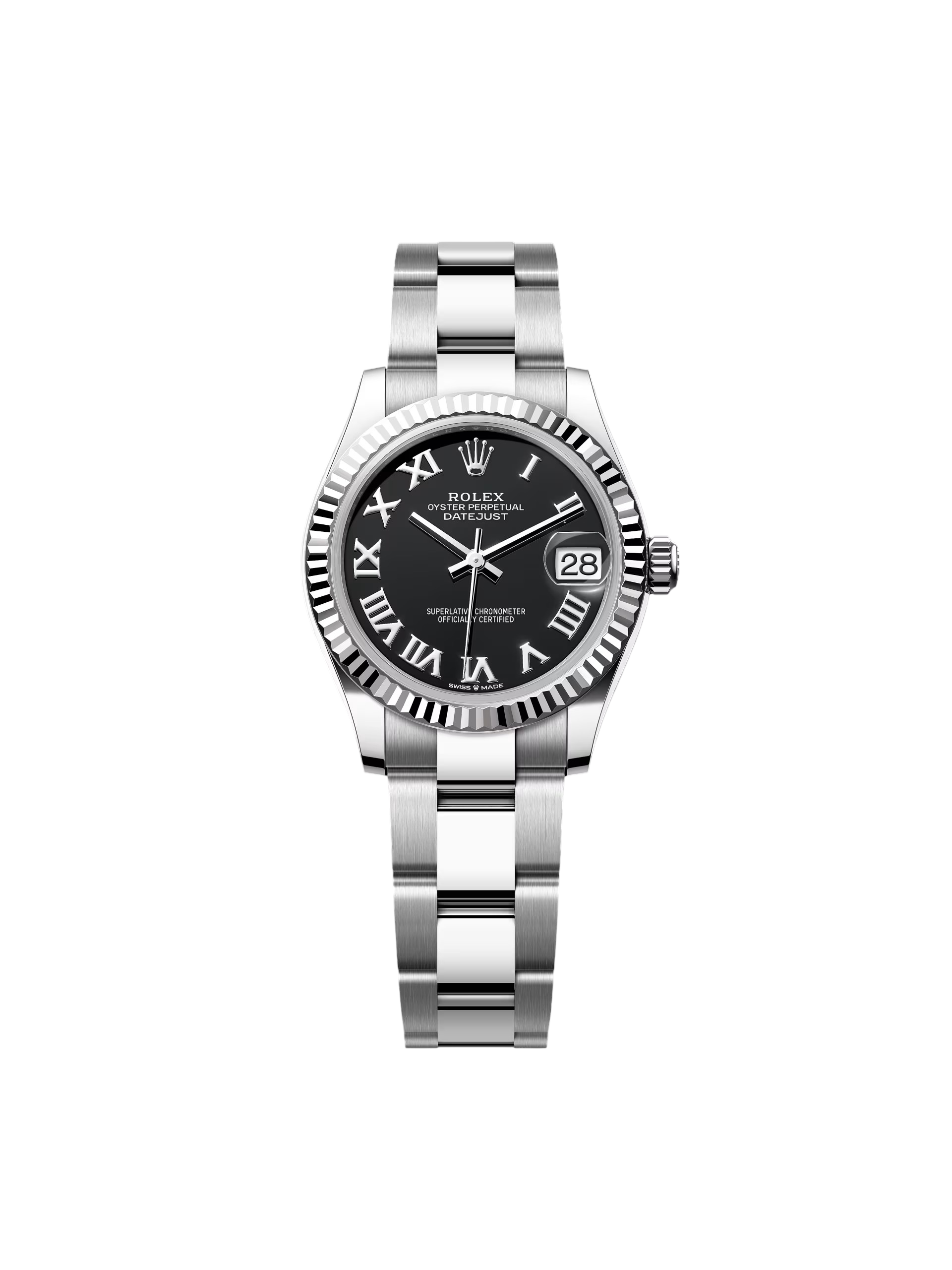 【Super Clone】ROLEX  Datejust m278274-0001/0002 Bright Black Dial 31mm Oyster Bracelet