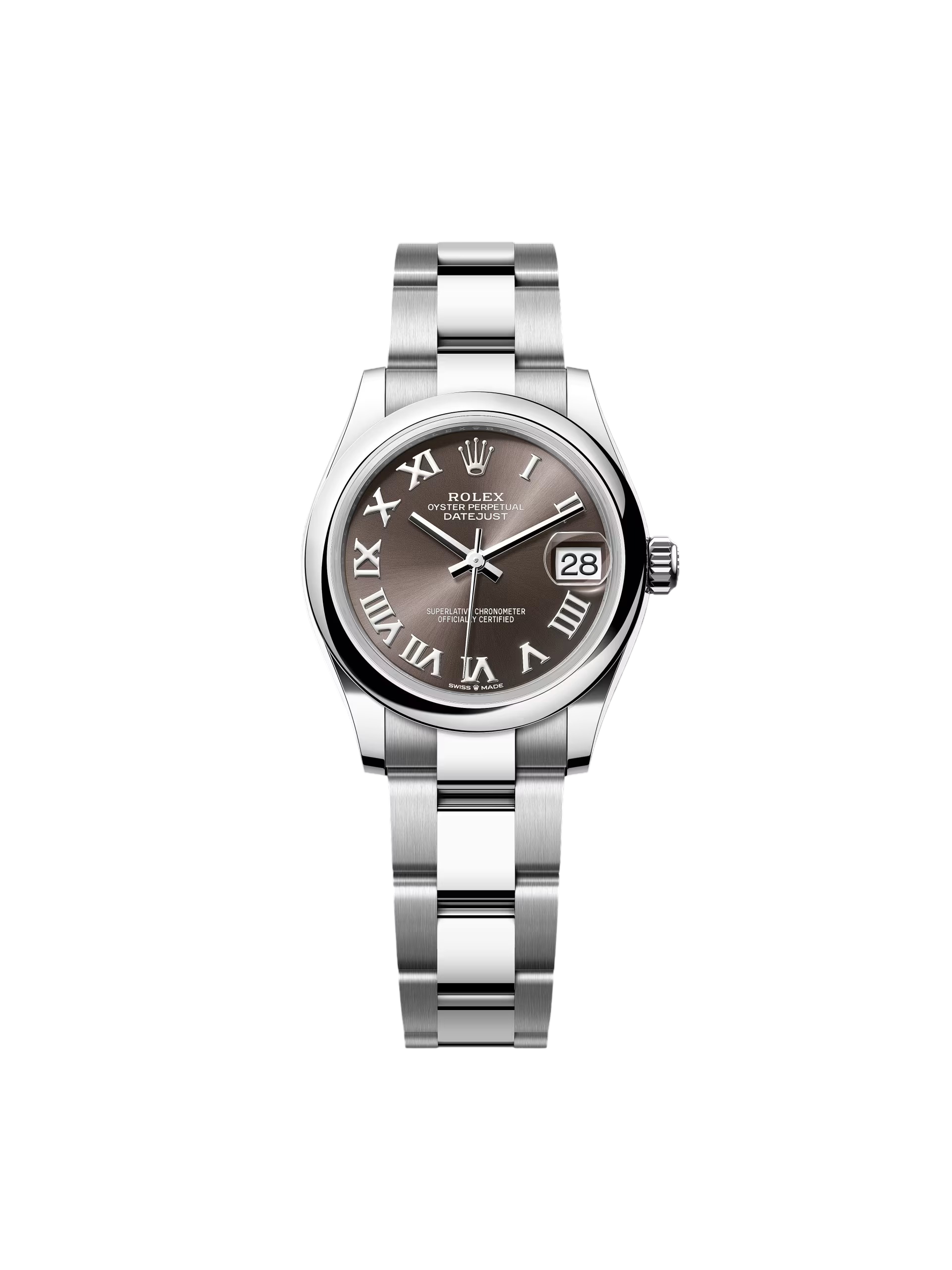 【Super Clone】ROLEX Datejust m278240-0015/0016 31mm  Dark Grey Roman Domed Bezel Oyster Oystersteel