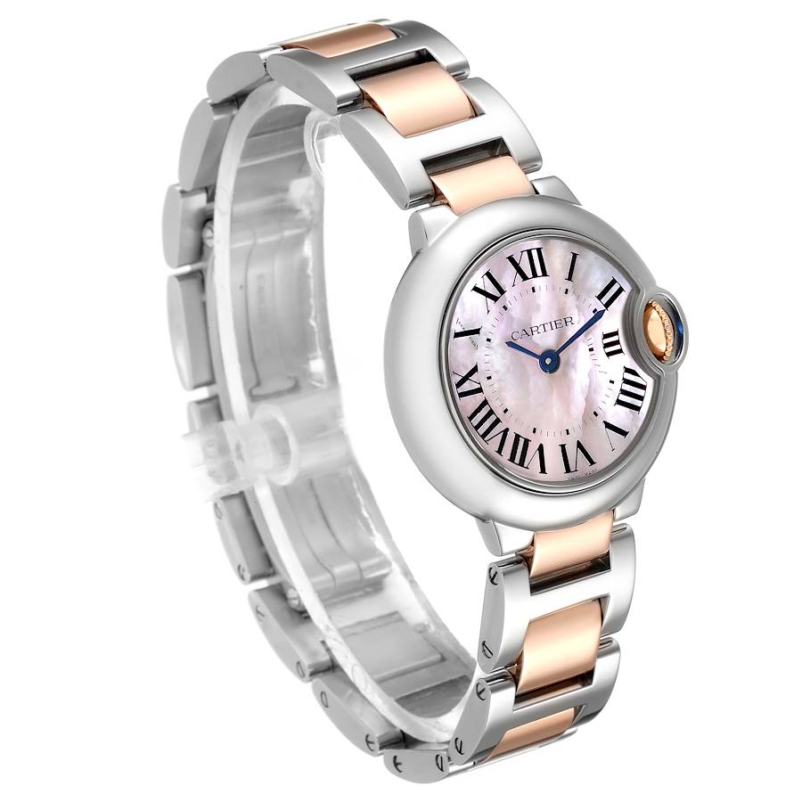 BALLON BLEU Pink Mother of Pearl Dial 28mm