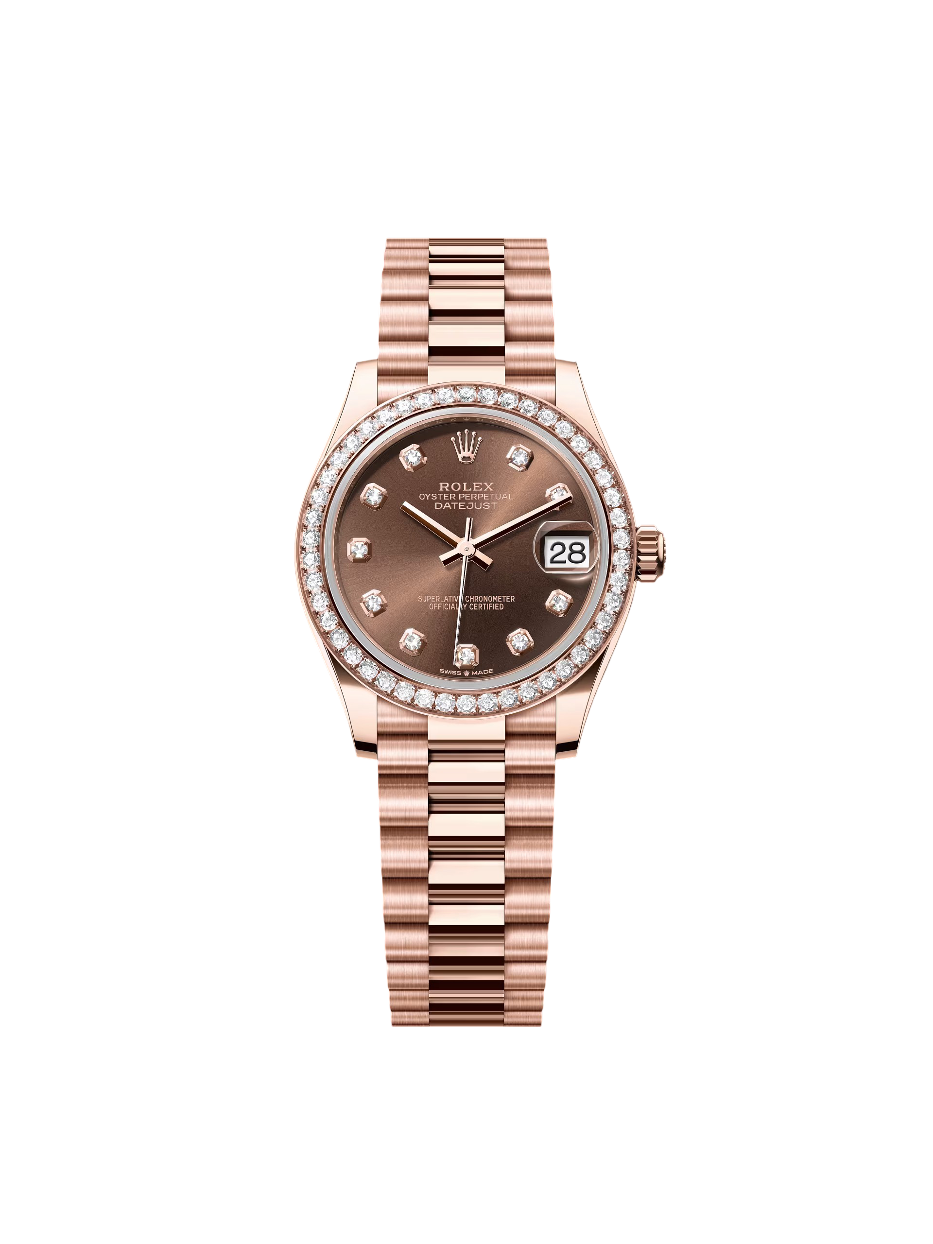 【Super Clone】ROLEX Datejust m278285RBR-0006 Chocolate Dial 31mm