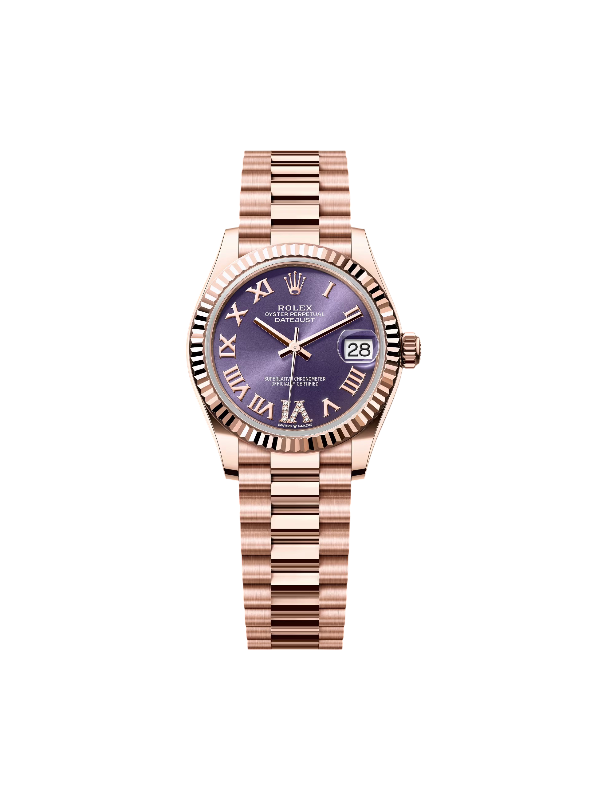【Super Clone】ROLEX Datejust m278275-0029 Aubergine Dial 31mm