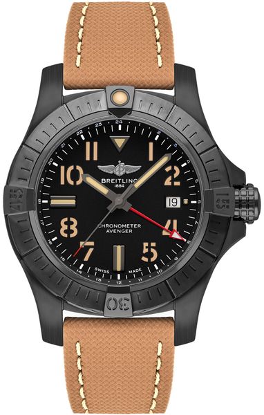 Avenger GMT Black Titanium 45mm