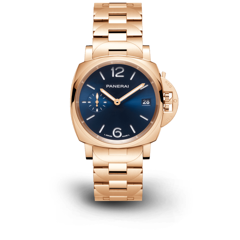 Luminor Due Golden Blue TuttoOro 38mm