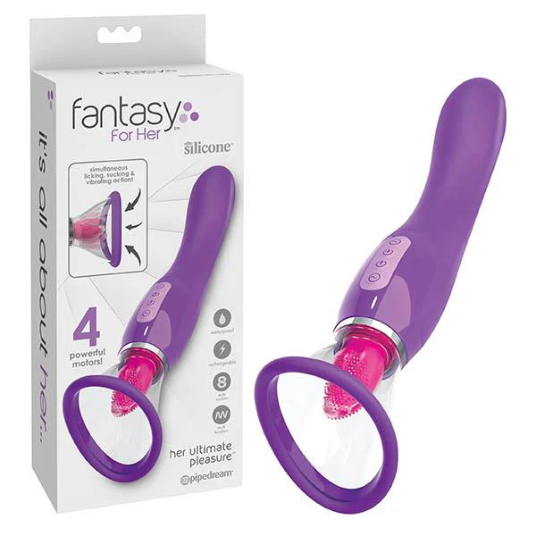 Pipedream Fantasy For Her Ultimate Pleasure - Rechargeable Double Sided Vibe