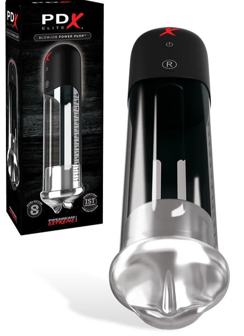 Pipedream Extreme Toyz Elite Blowjob Power Pump | Advanced Oral Sex Penis Pump