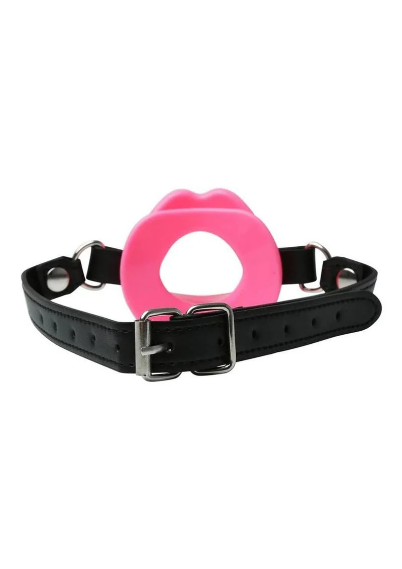 Silicone Lips Open Mouth Gag