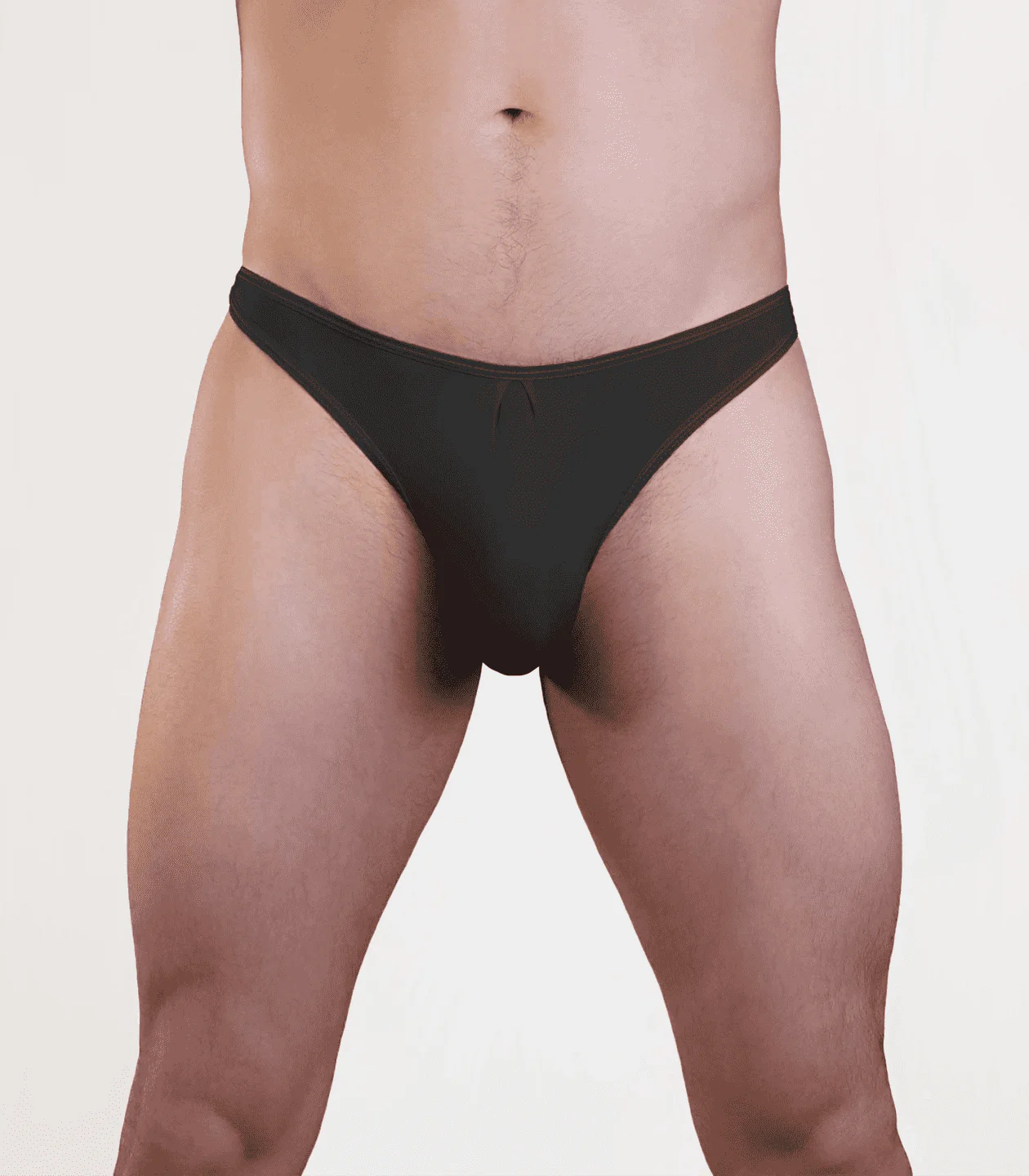 Plain mens lycra g-string. S/M