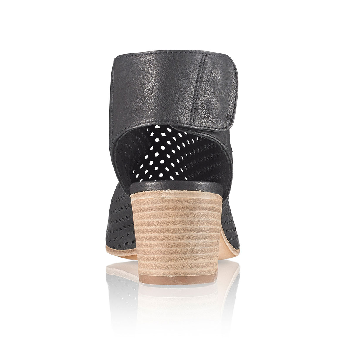Russell & Bromley PERF MIDI Peep Toe Bootie