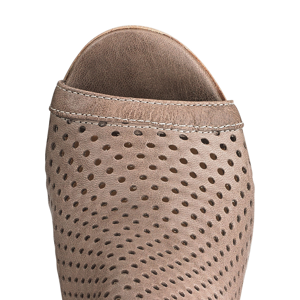 Russell & Bromley PERF MIDI Peep Toe Bootie