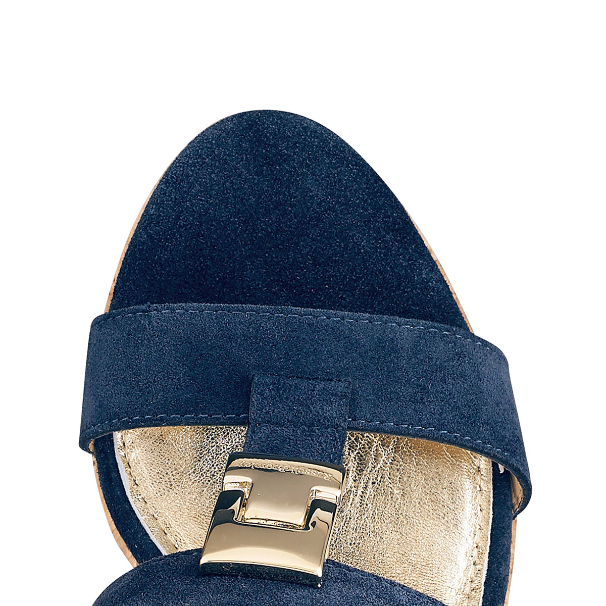 Russell & Bromley TREAT Two Strap Cork Wedge