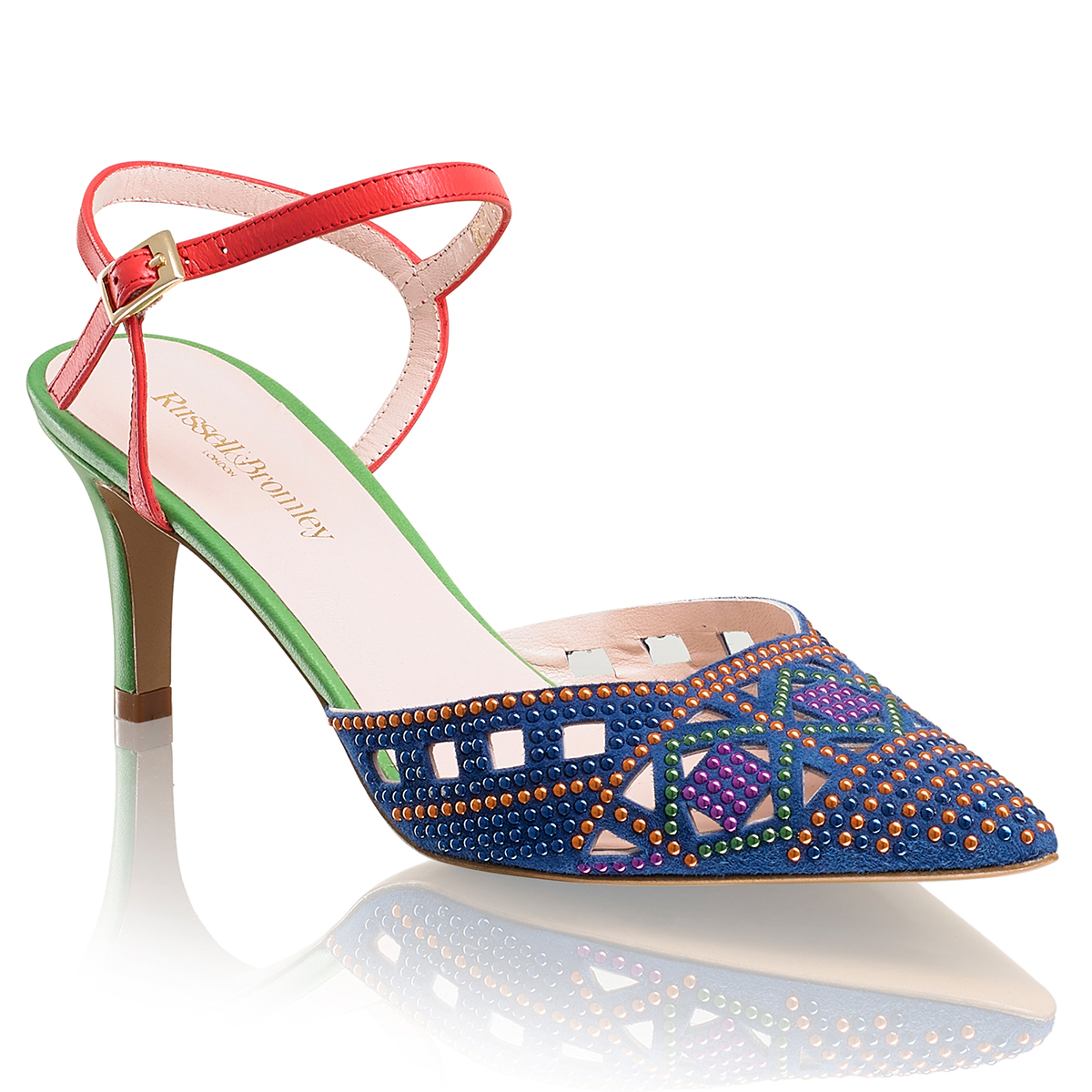 Russell & Bromley VIVID Cut Out Slingback