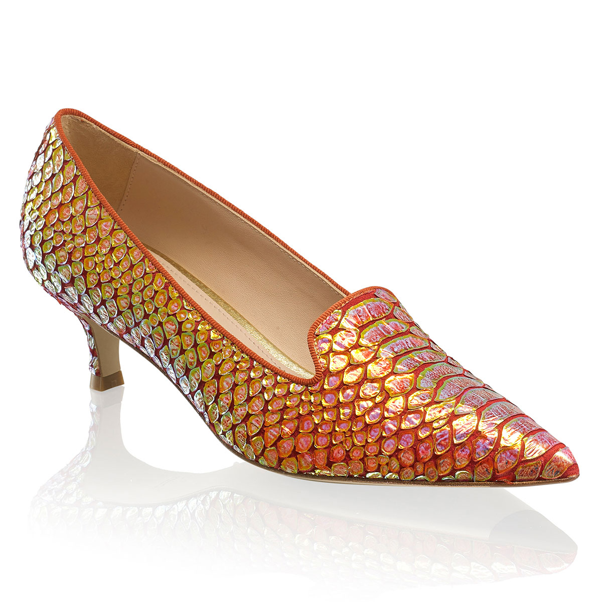 Russell & Bromley MERMAID Kitten Heel Court