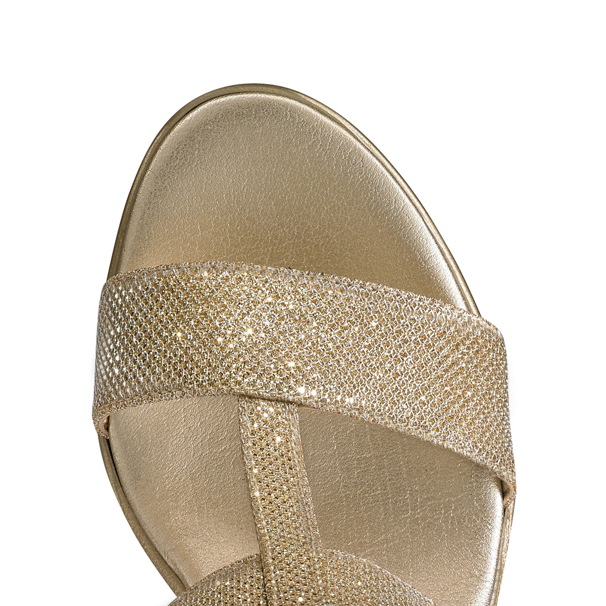 Russell & Bromley BELLA Glitter Stretch Wedge