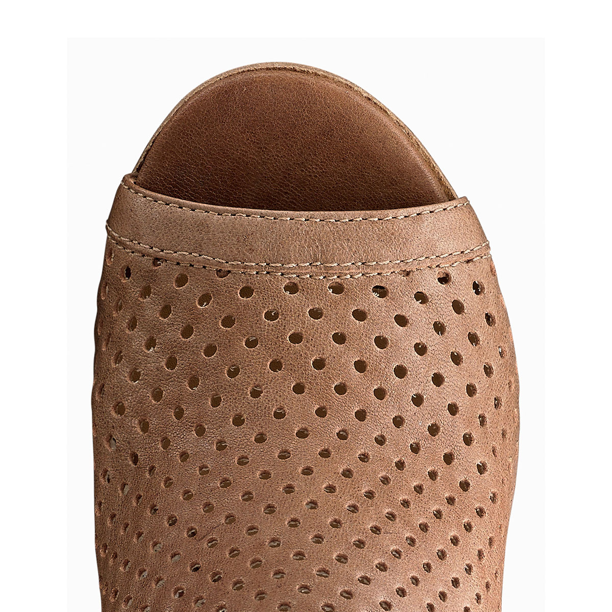 Russell & Bromley PERF MIDI Peep Toe Bootie