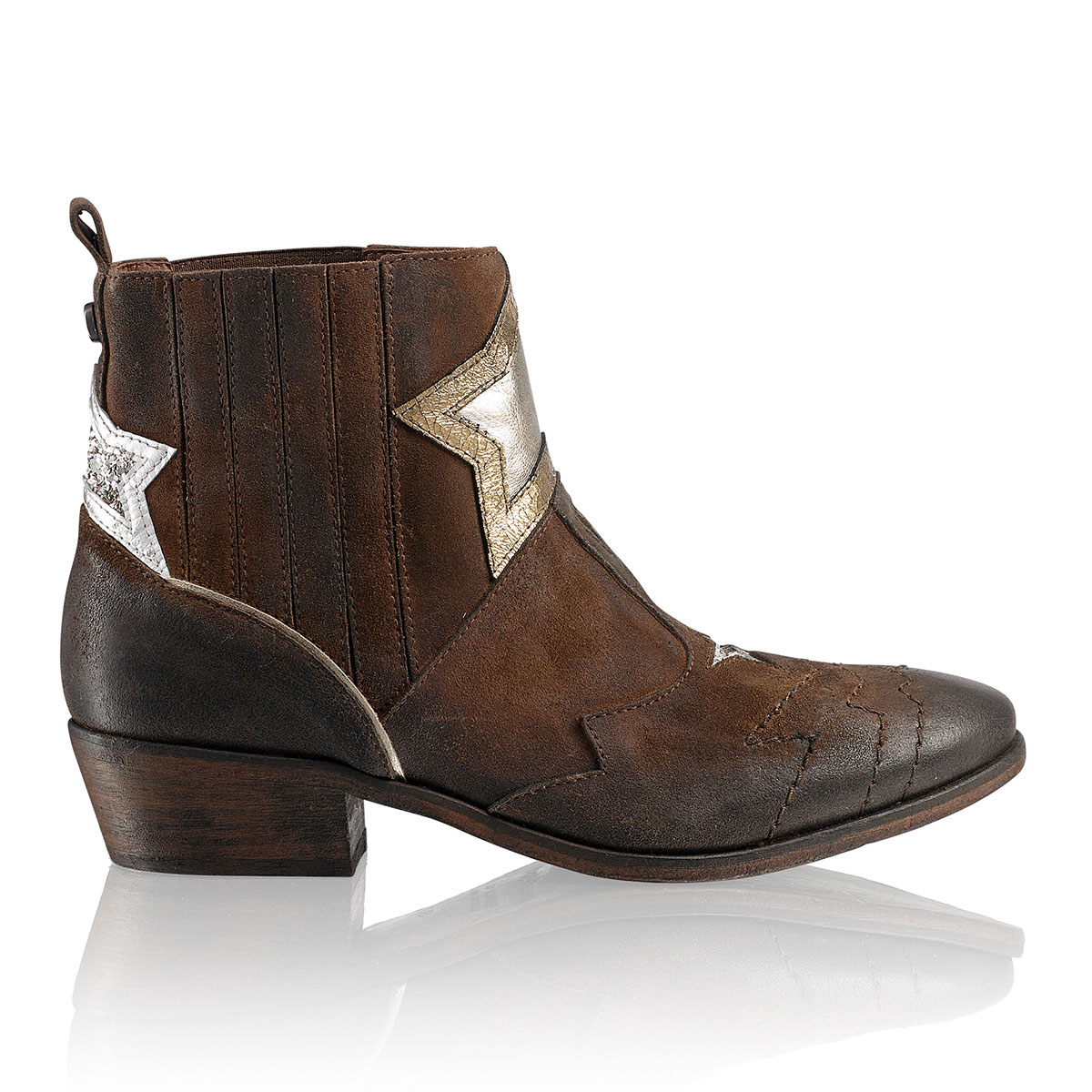 Russell & Bromley STARDUST Western Ankle Boot