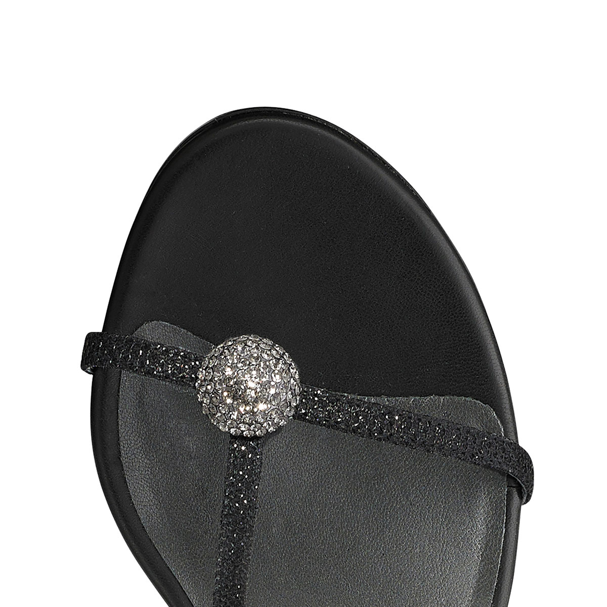 Russell & Bromley BALLGAME Mid Heel Jewelled Sandal