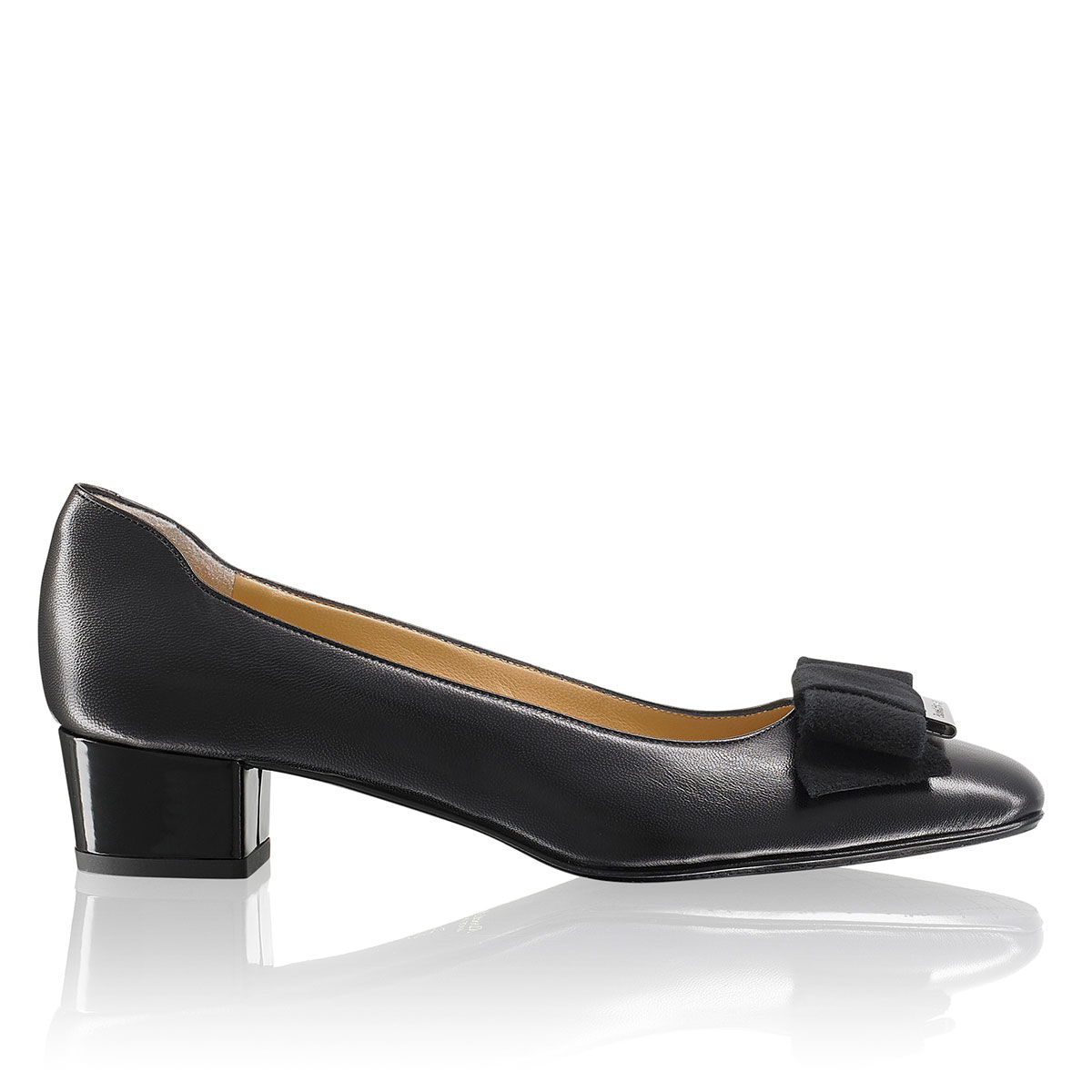 Russell & Bromley BOWLINE Mid Heel Bow Court