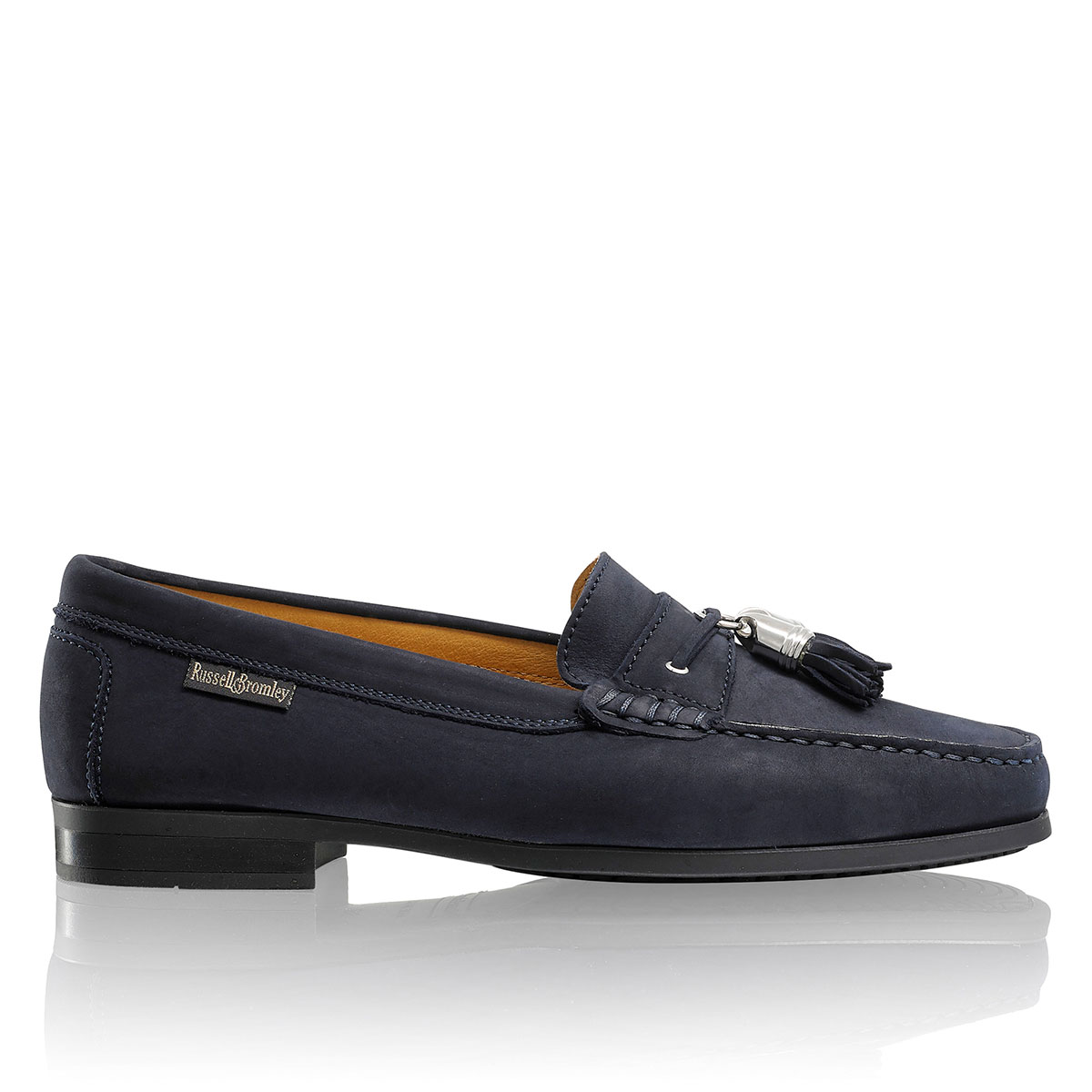 Russell & Bromley MOCHA Tassel Moccasin