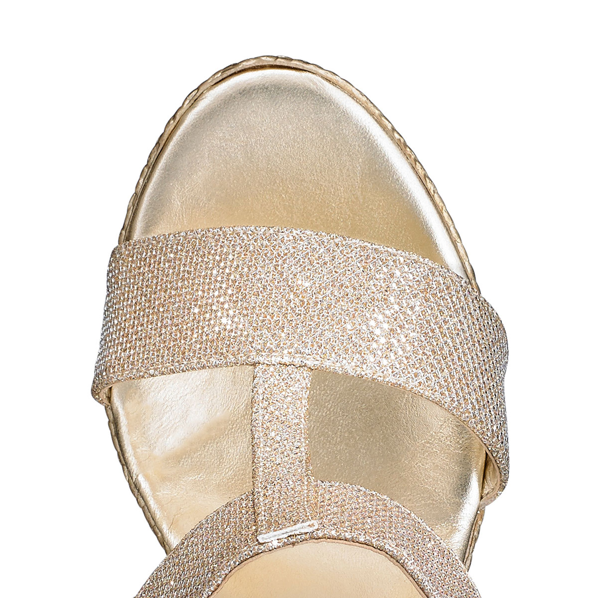 Russell & Bromley PUKKA UP Glitter Wedge