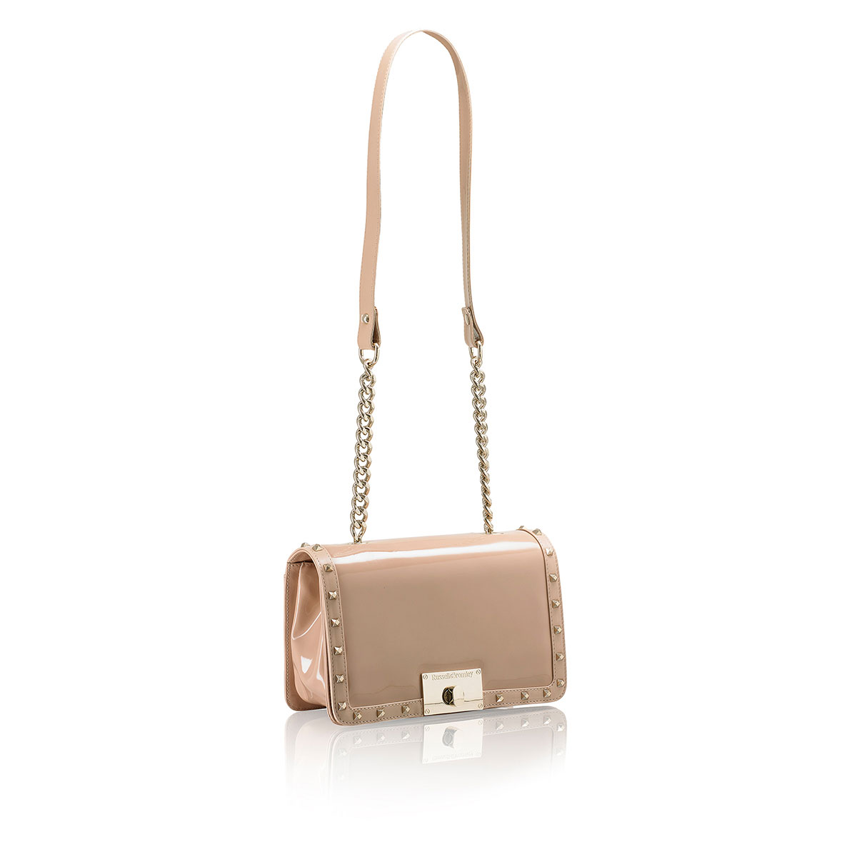 Russell & Bromley XRAY Studded Chain Bag