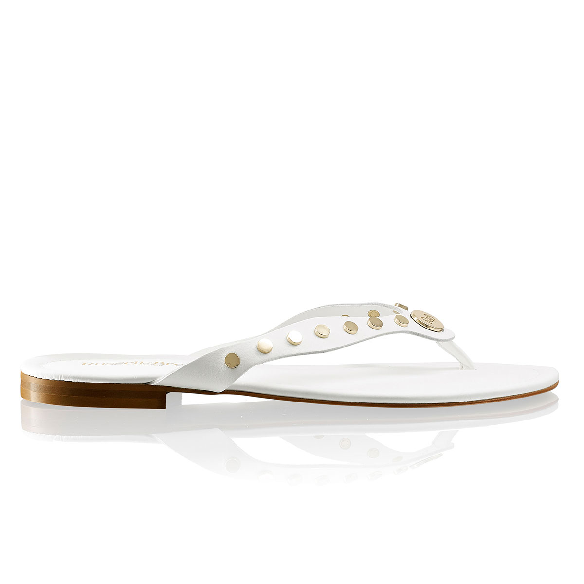 Russell & Bromley DIME Studded Toe Post Sandal